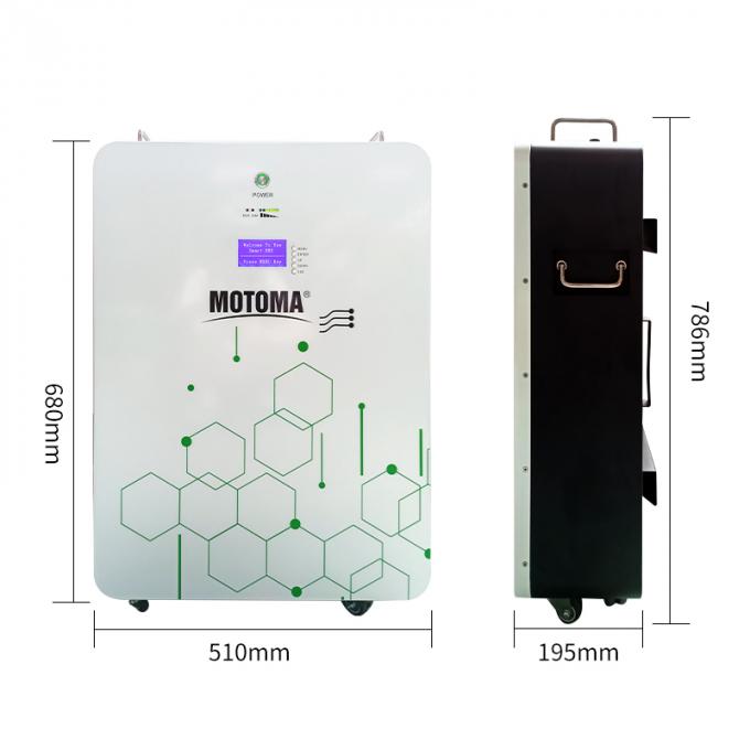 Bluetooth 48V 200Ah LiFePO4 Battery Pack For Solar Energy System 0