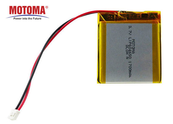 Vehicle GPS Tracker Battery , 3.7 V 1700mah Lithium Polymer Battery