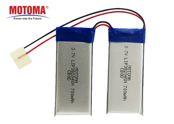 Rechargeable High Temperature Battery LIP382045 3.7V 700mAh For IOT Device