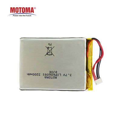 High Capacity Rechargeable Lithium Ion Battery 3.7V 3200mAh