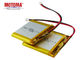 Vehicle GPS Tracker Battery , 3.7 V 1700mah Lithium Polymer Battery